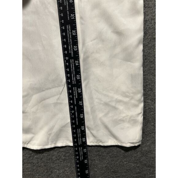 Sefeni Scorpion Embroidered Button Down Shirt White Metal Buttons Men’s Medium - Picture 8 of 11